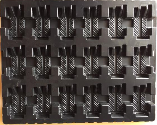 Conductive HIPS tray